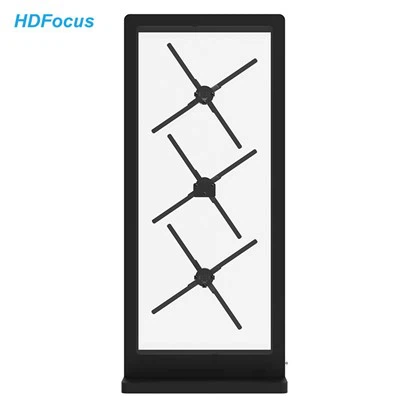 65 cm 1x3 3d hologrammituuletinprojektori